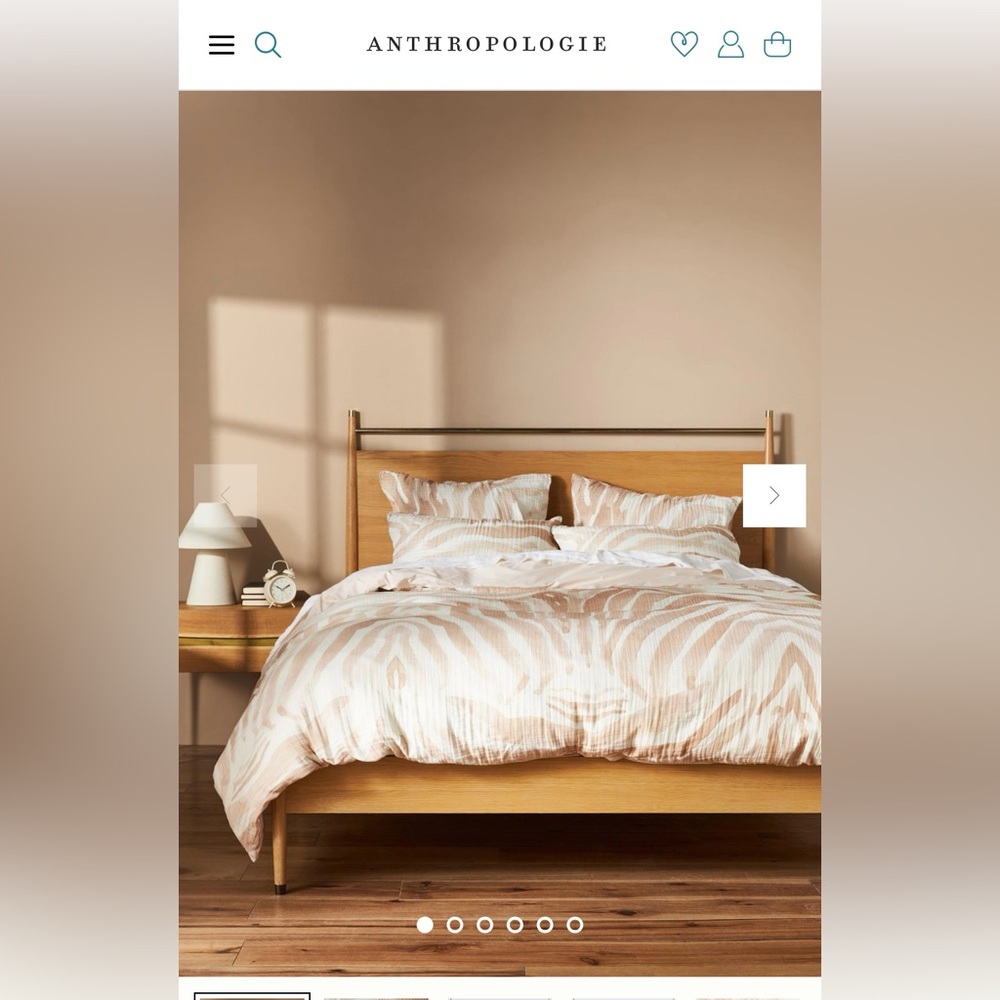 Anthropology Queen Duvet Calantha Gauze Collection NWT